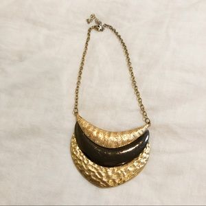 ♠️ Black and Gold Necklace